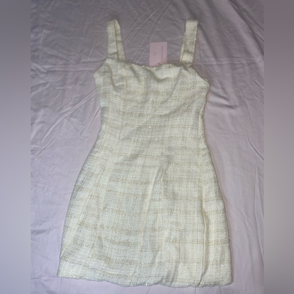caramella yellow mini dress